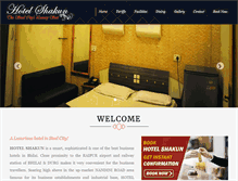 Tablet Screenshot of hotelshakun.com